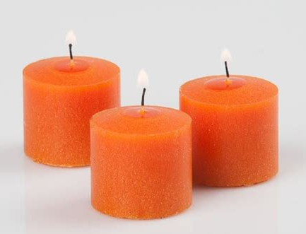 orange candles for a energy spell in witchcraft
